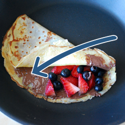 Nutella Crepes - The International Cooking Blog